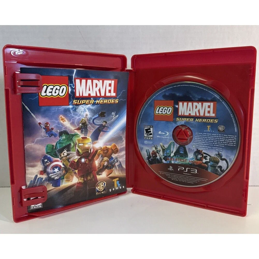 LEGO Marvel Super Heroes (Sony PlayStation 3, 2013 PS3) Greatest Hits